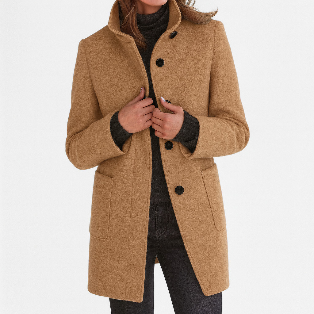 Elmont | Women's Mid-Length Knot-Detail Coat