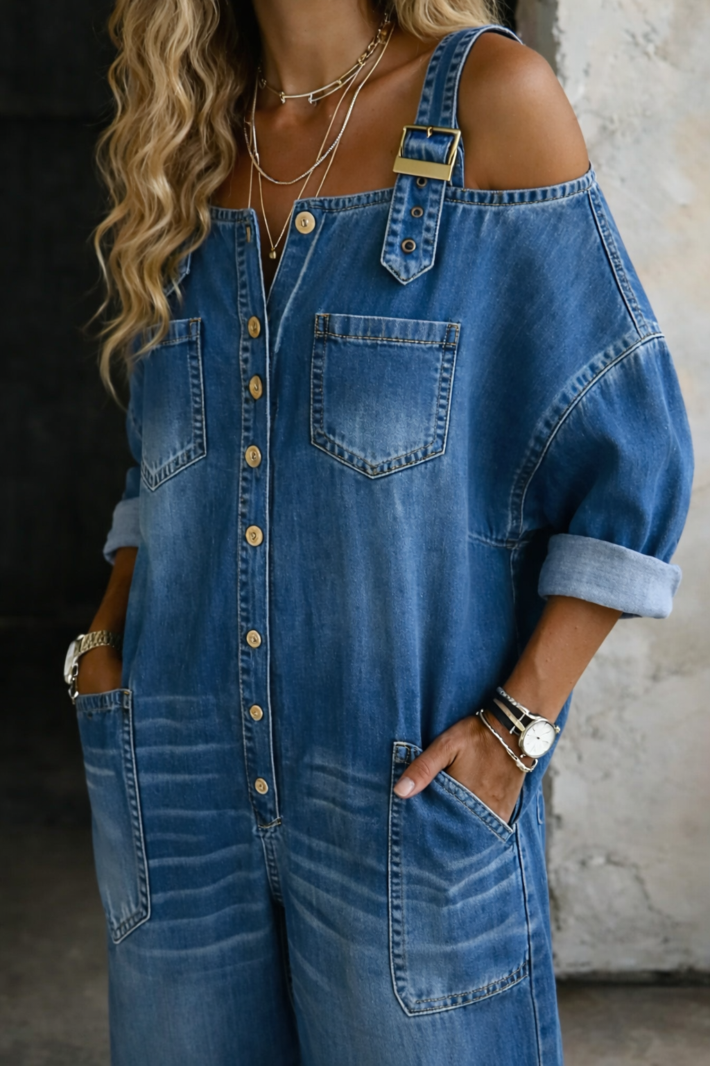 M&H | Denim Jumpsuit