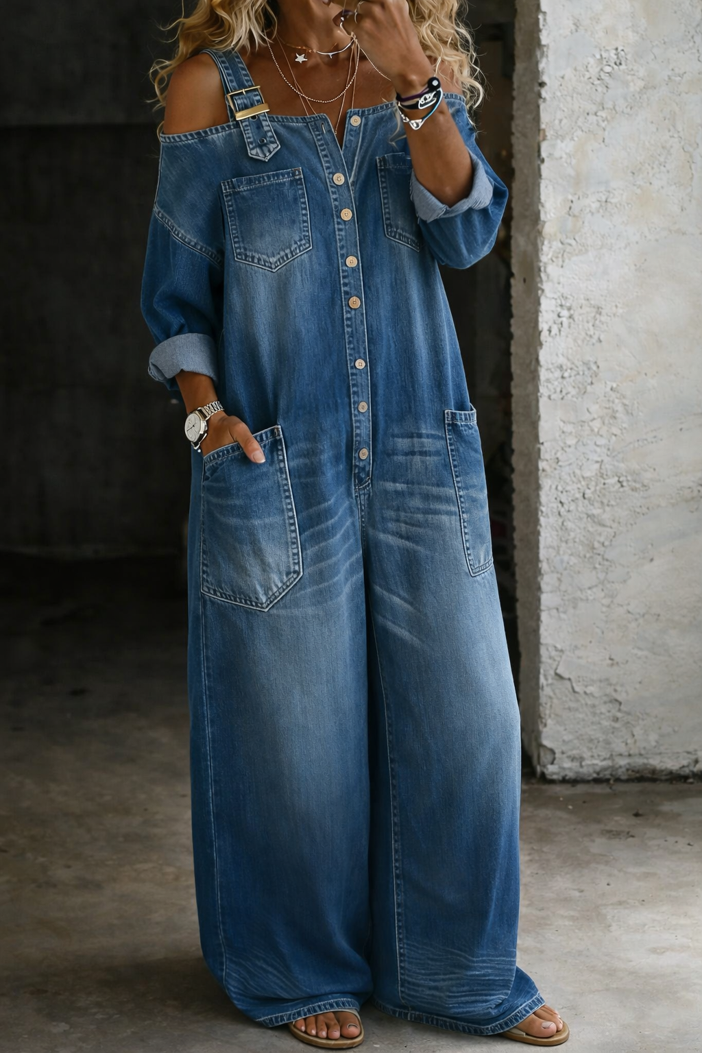 M&H | Denim Jumpsuit