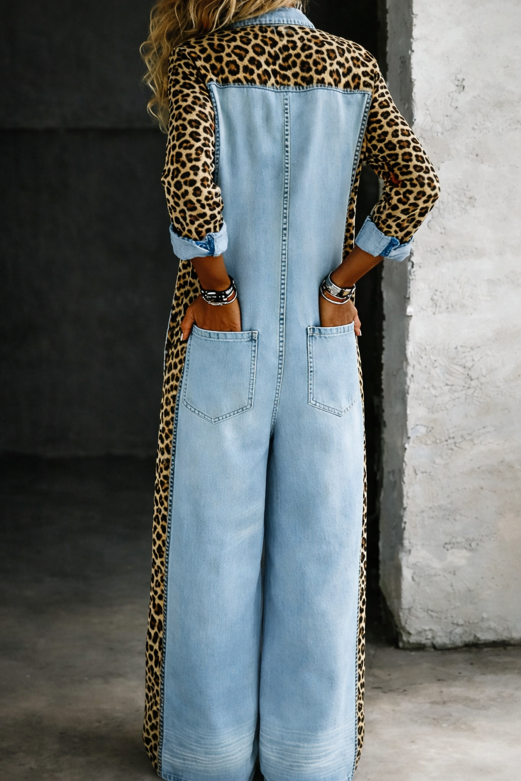 M&H | Denim Shirt Jumpsuit
