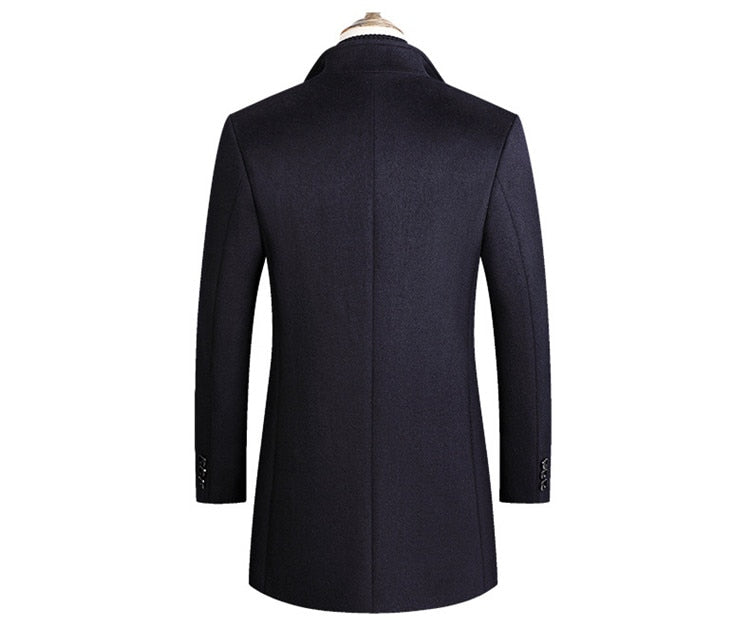 Elmont | Long Three-Button Overcoat