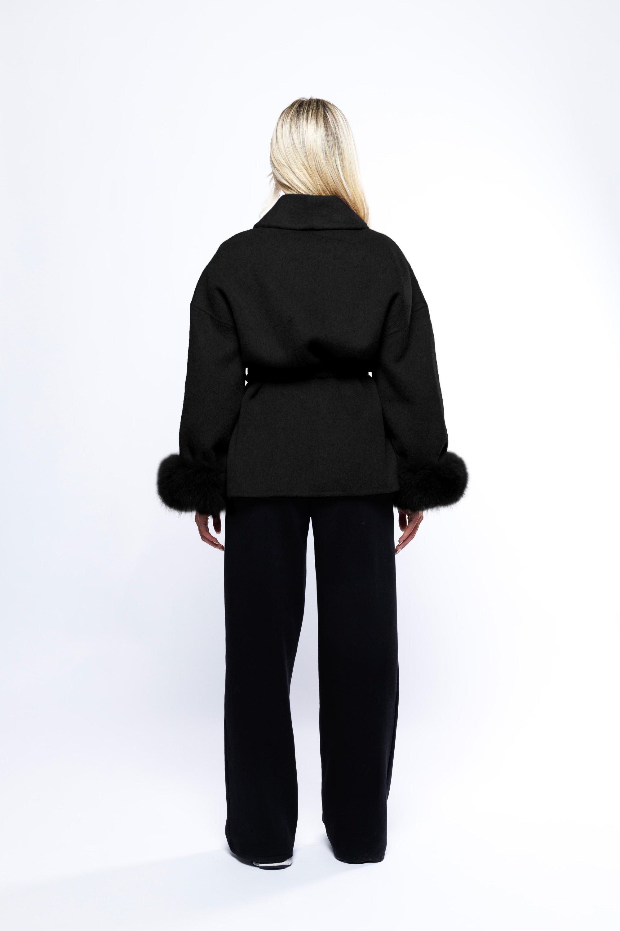 Elmont | Belted Wool-Blend Coat