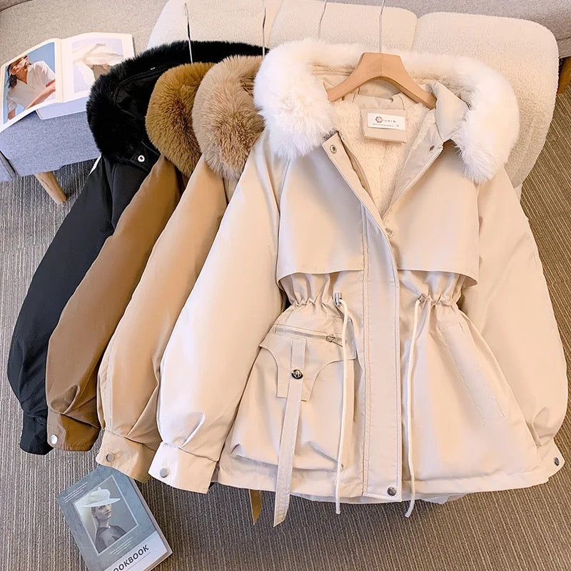Elmont | Wool-Lined Waterproof Jacket with Faux Fur Collar