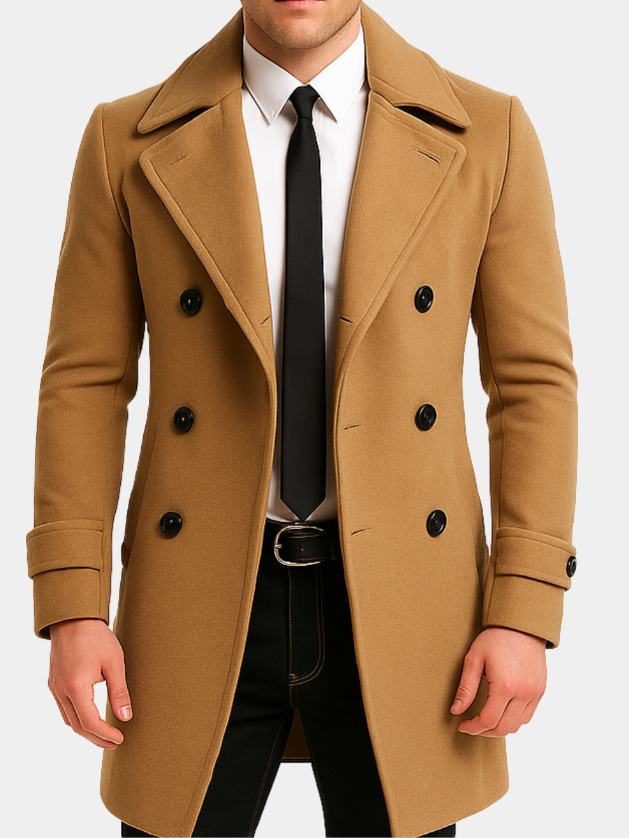 Elmont | Double-Breasted Wool Coat