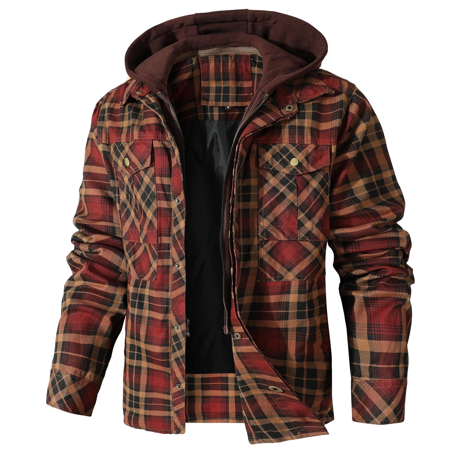 Elmont | Hooded Flannel Jacket