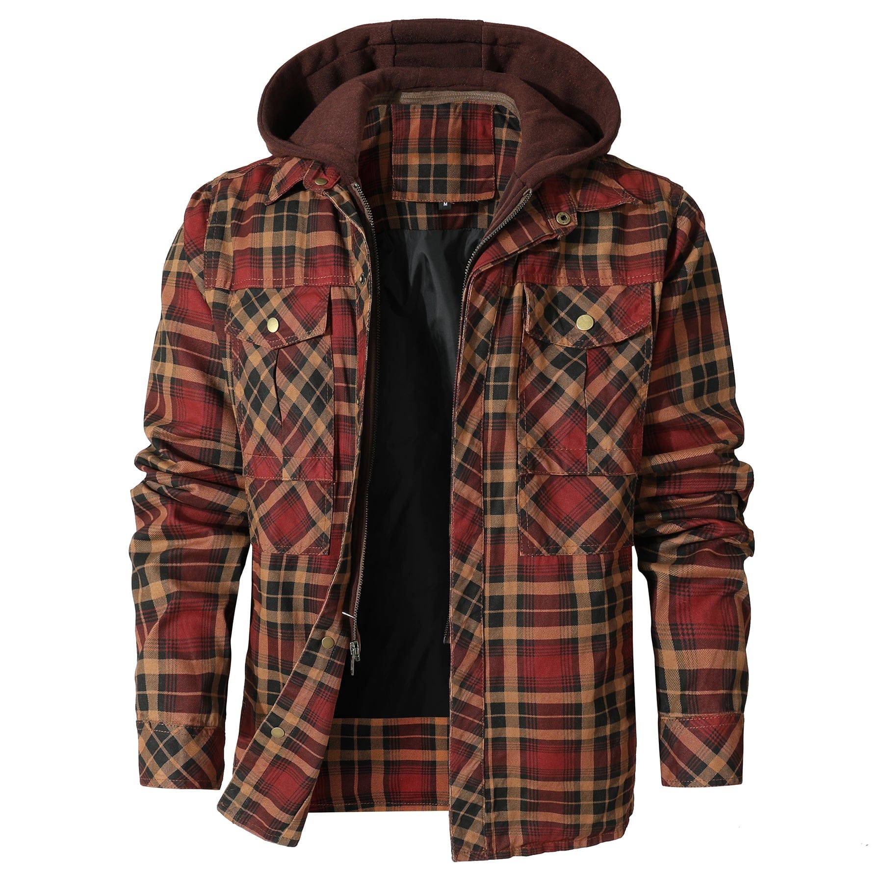 Elmont | Hooded Flannel Jacket