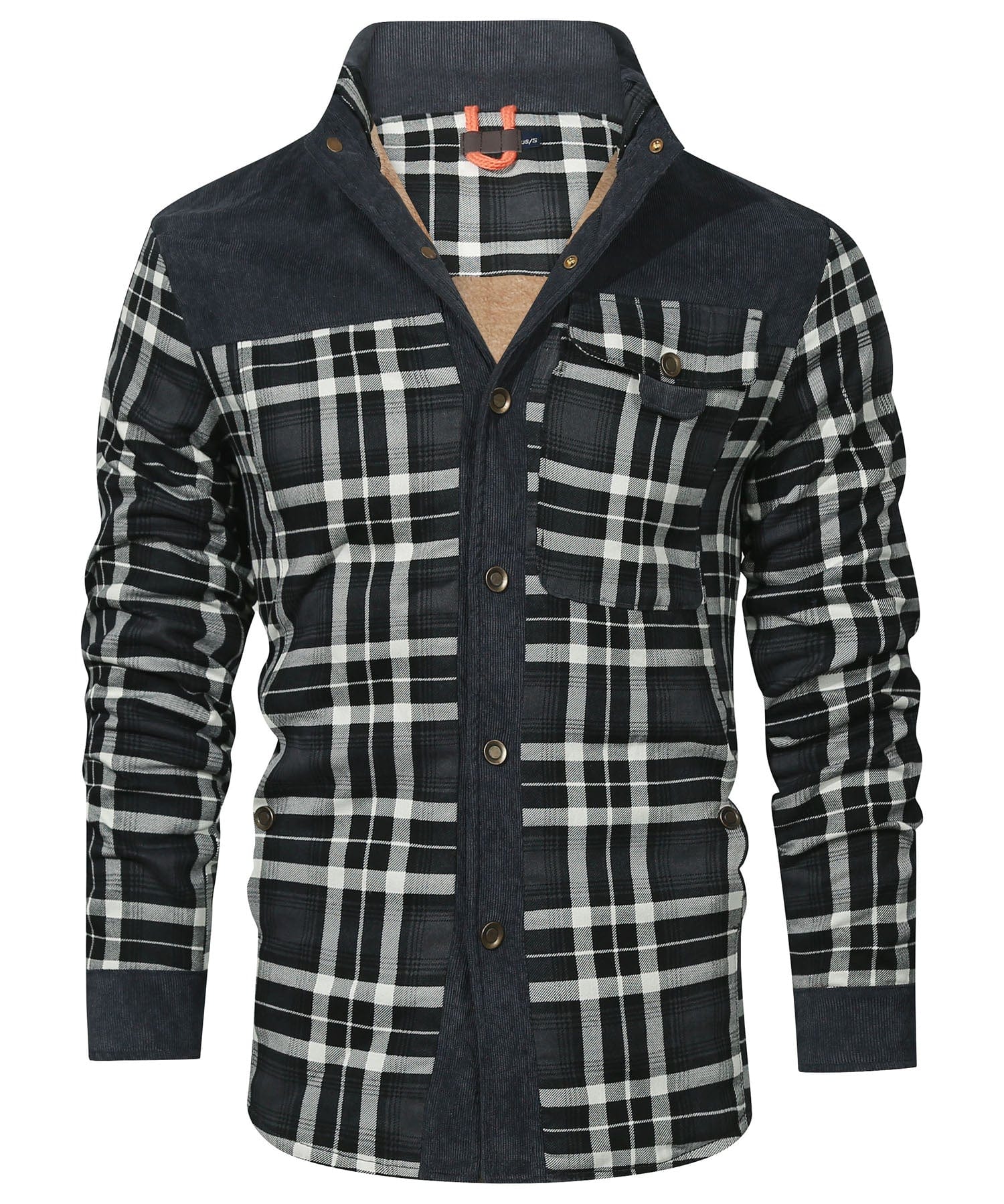 Elmont | Faux-Fur-Lined Flannel Jacket