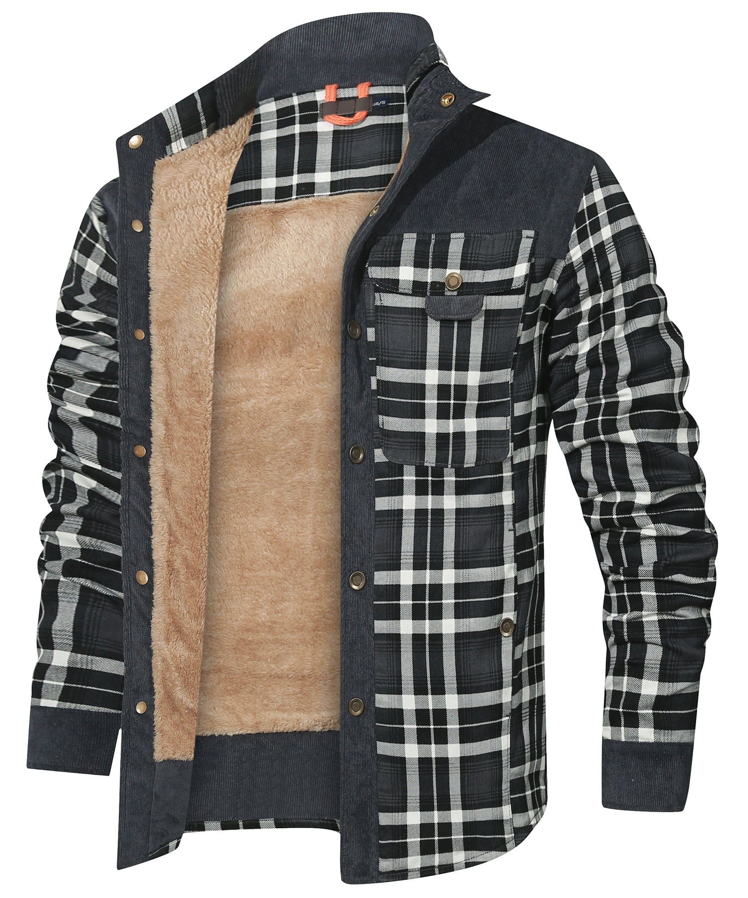 Elmont | Faux Fur-Lined Flannel Jacket