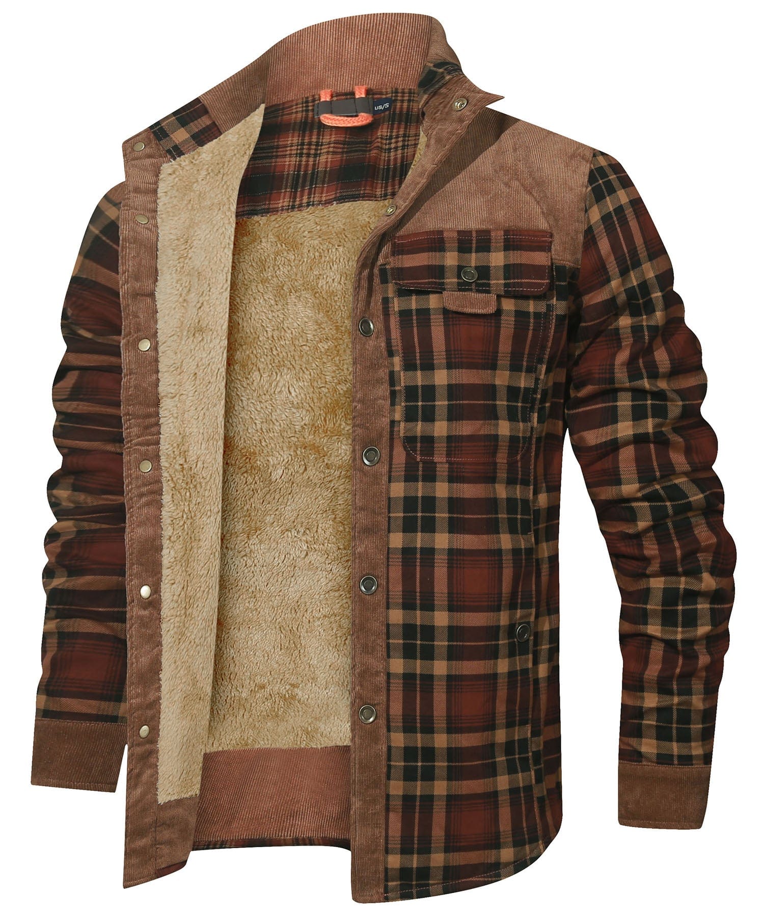 Elmont | Faux Fur-Lined Flannel Jacket