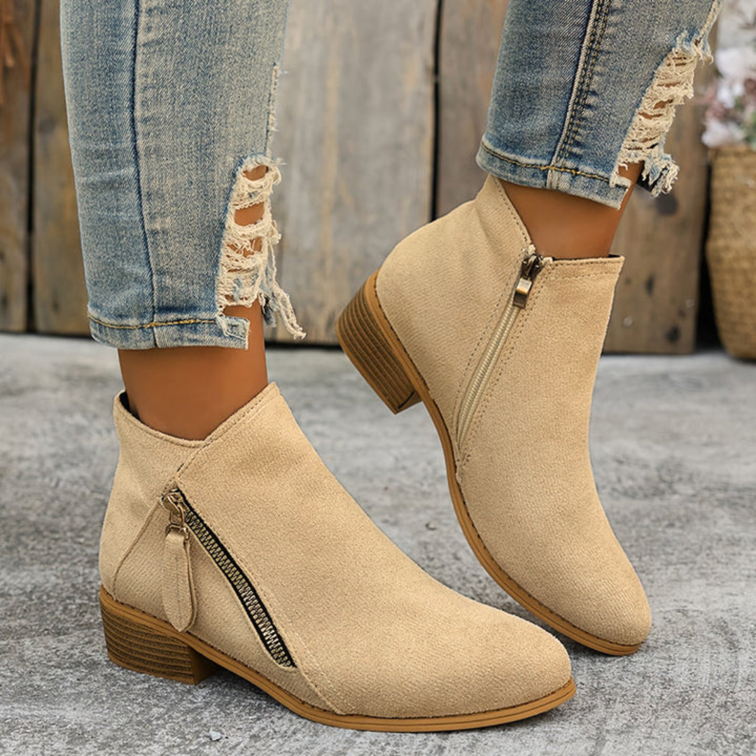 Elmont | Women's Orthopedic Leather Ankle Boots