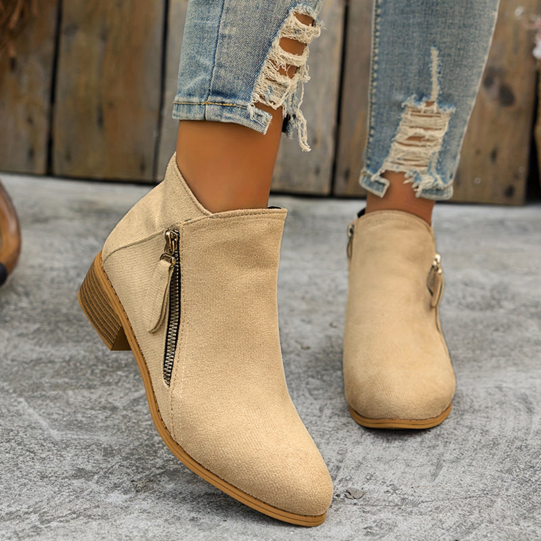 Elmont | Women's Orthopedic Leather Ankle Boots