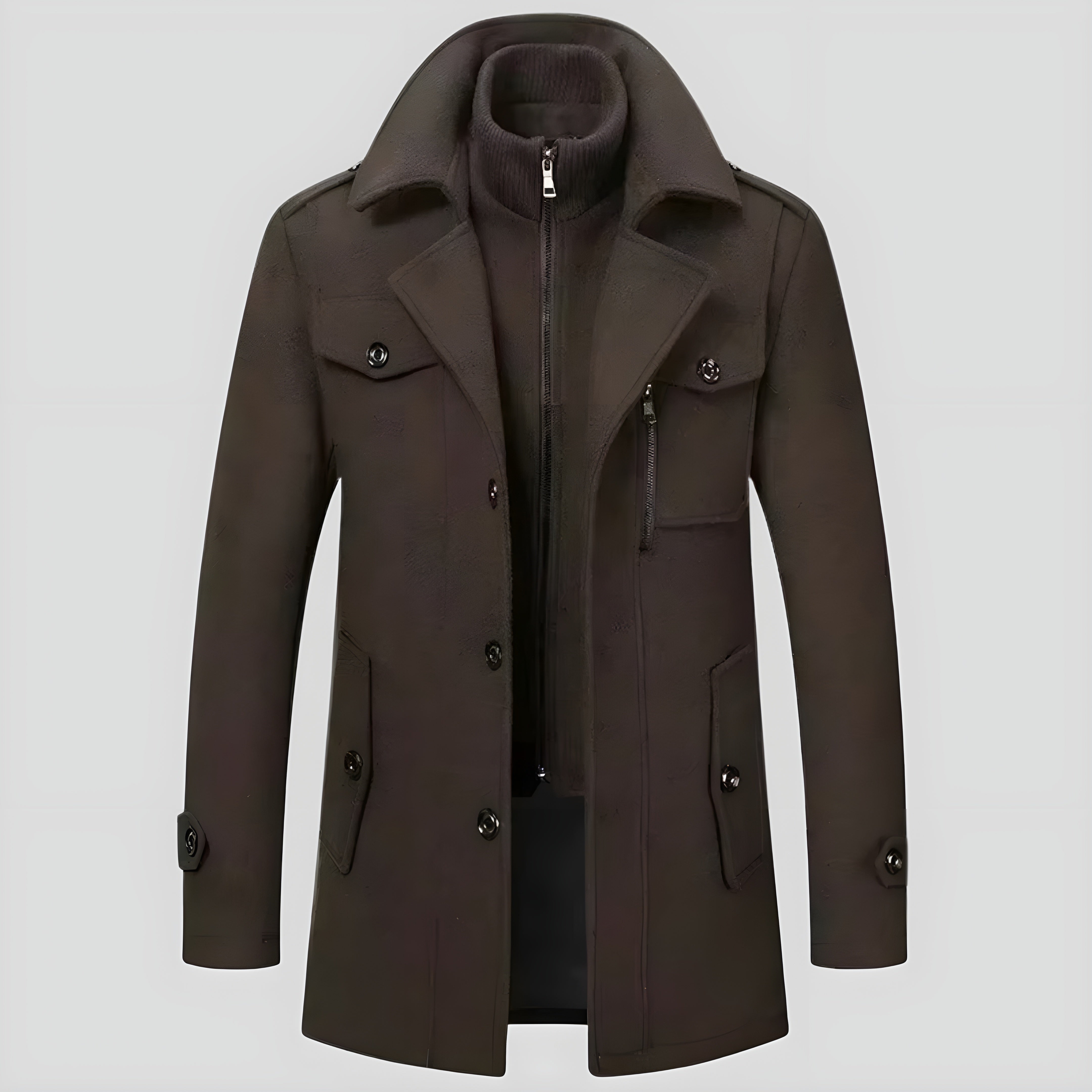 Elmont | Wool Blend Overcoat
