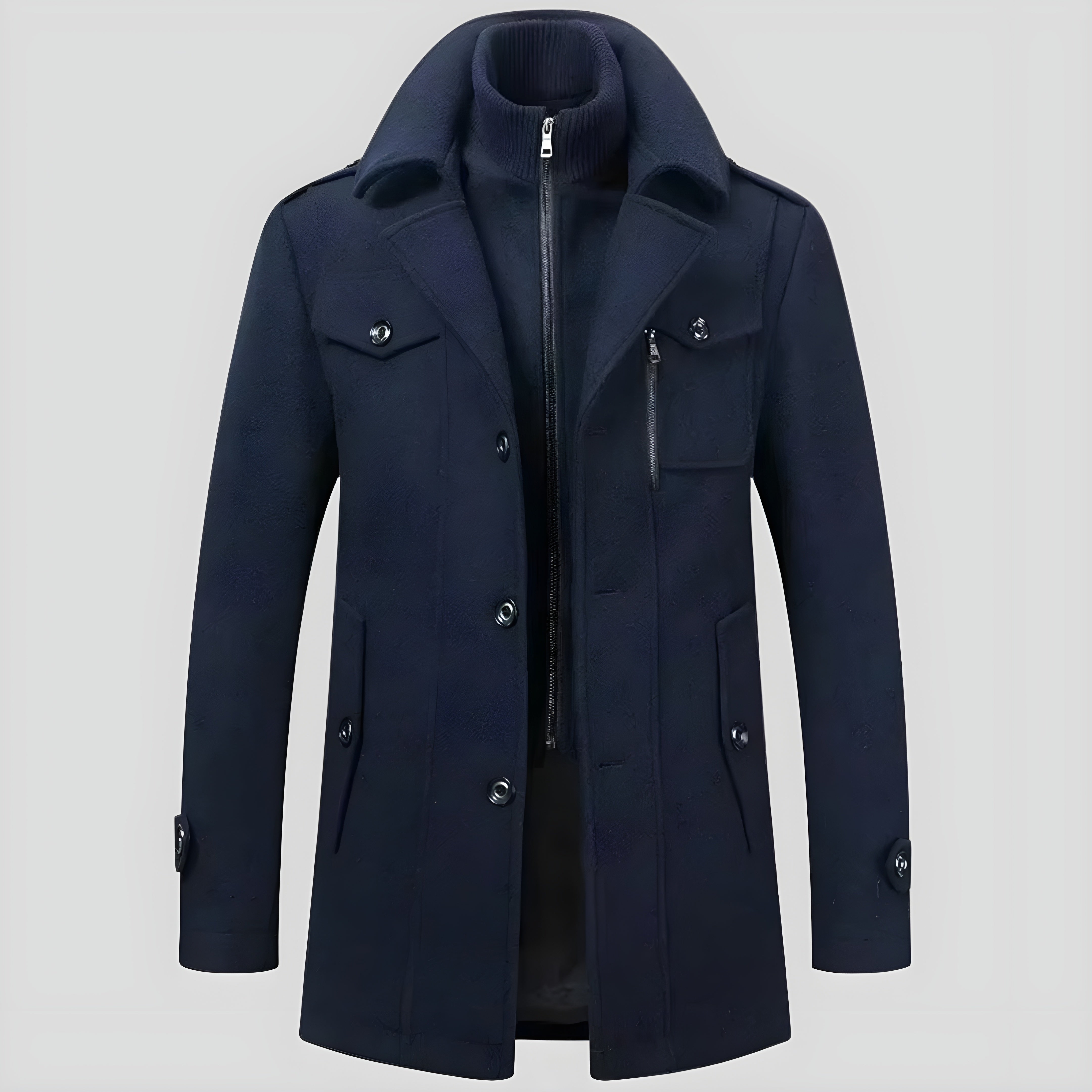 Elmont | Wool Blend Overcoat