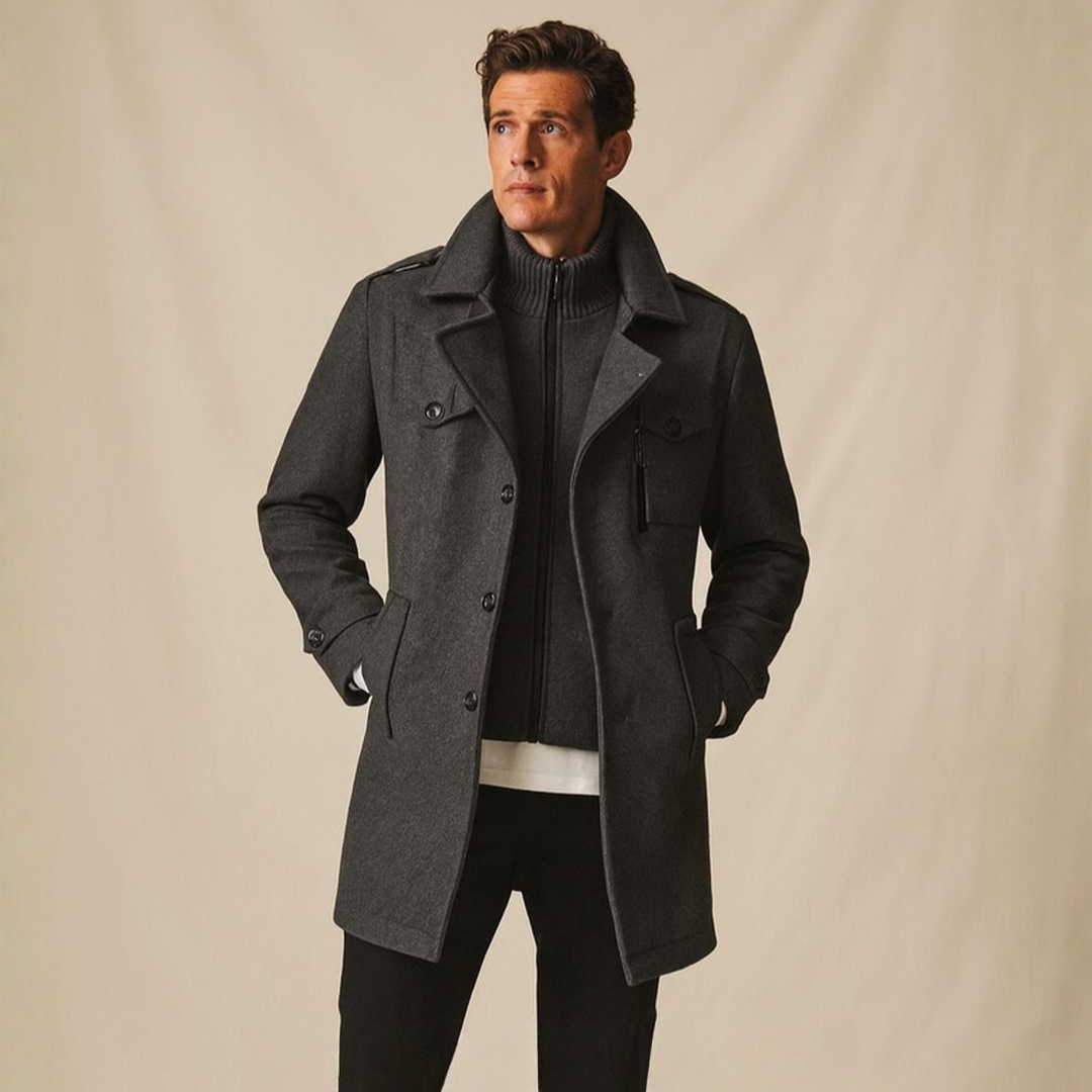 Elmont | Wool Blend Overcoat
