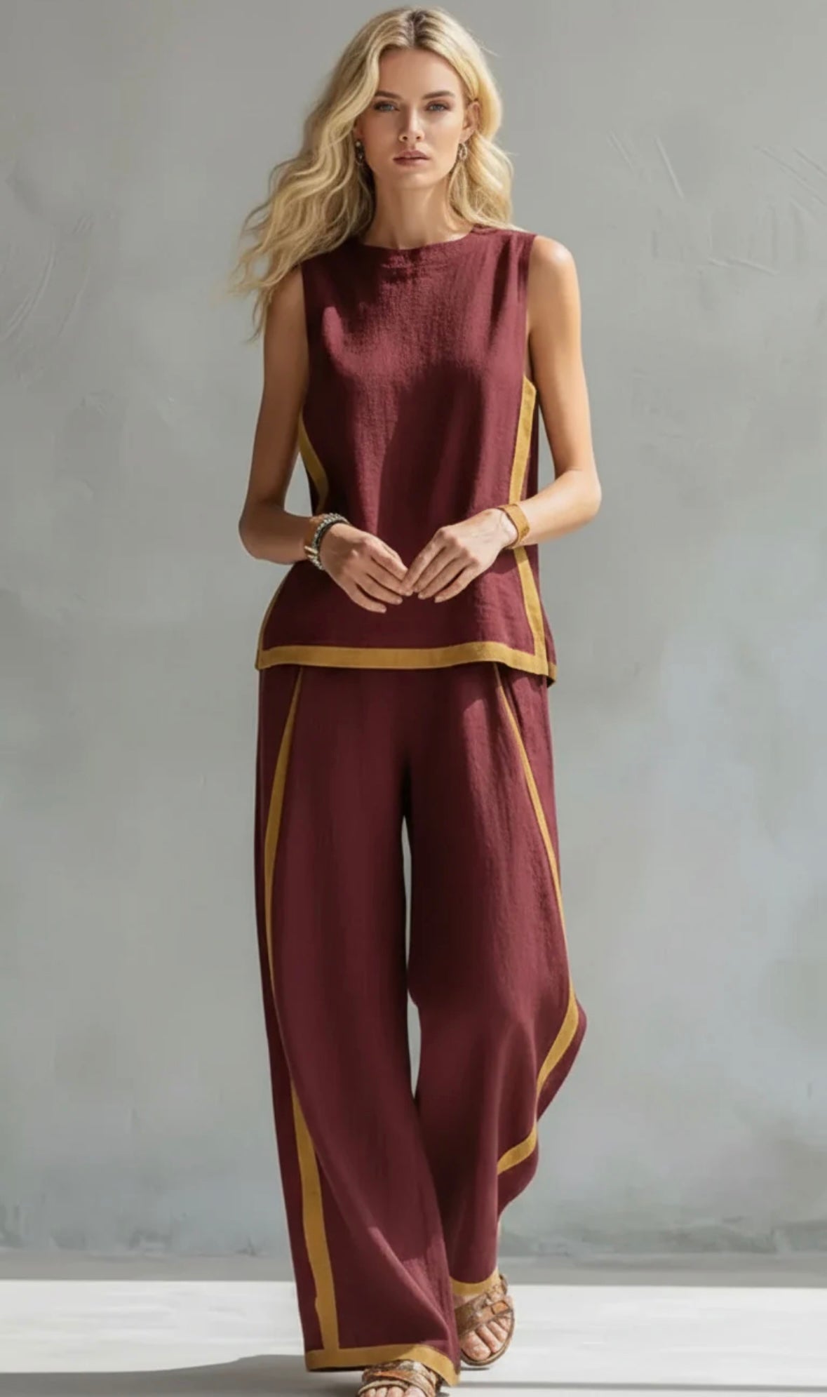 M&H | Cotton-Linen Two-Piece Set