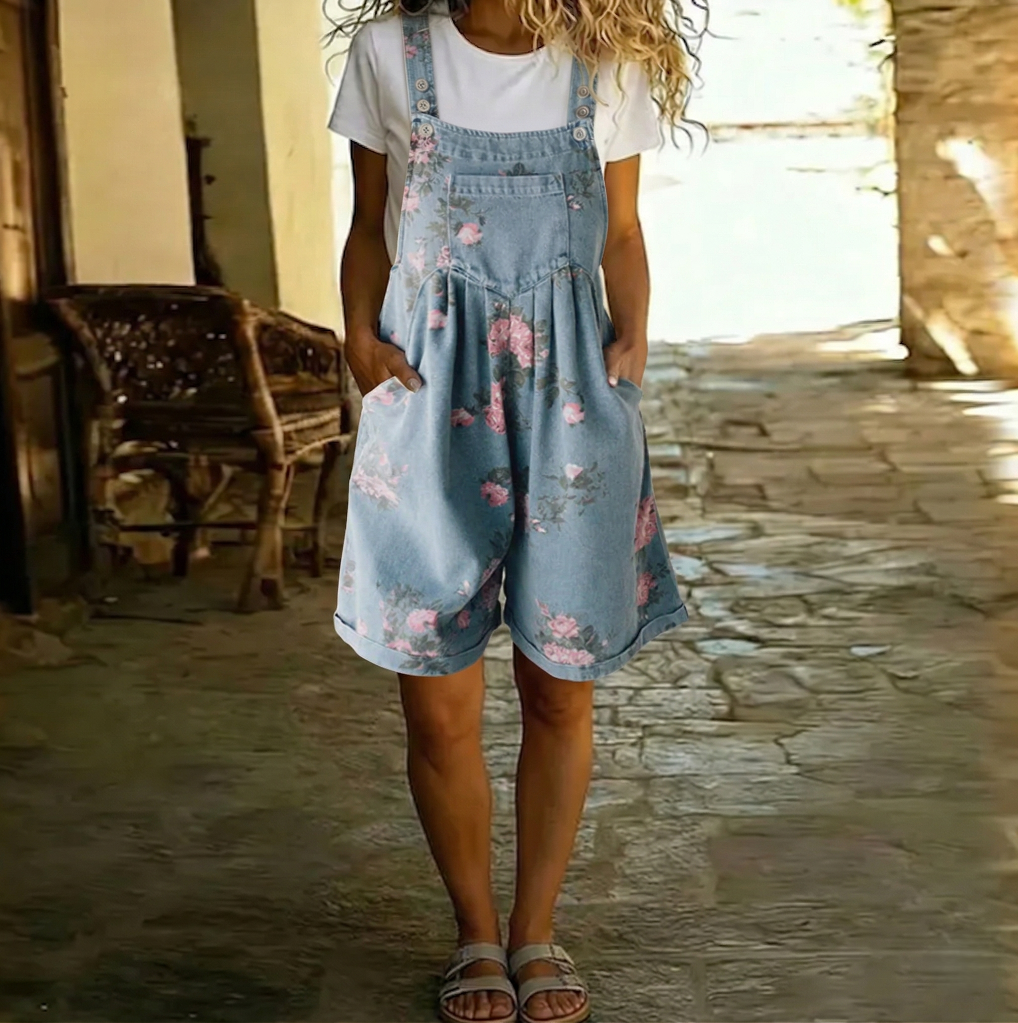 M&H | Denim-Look Jumpsuit