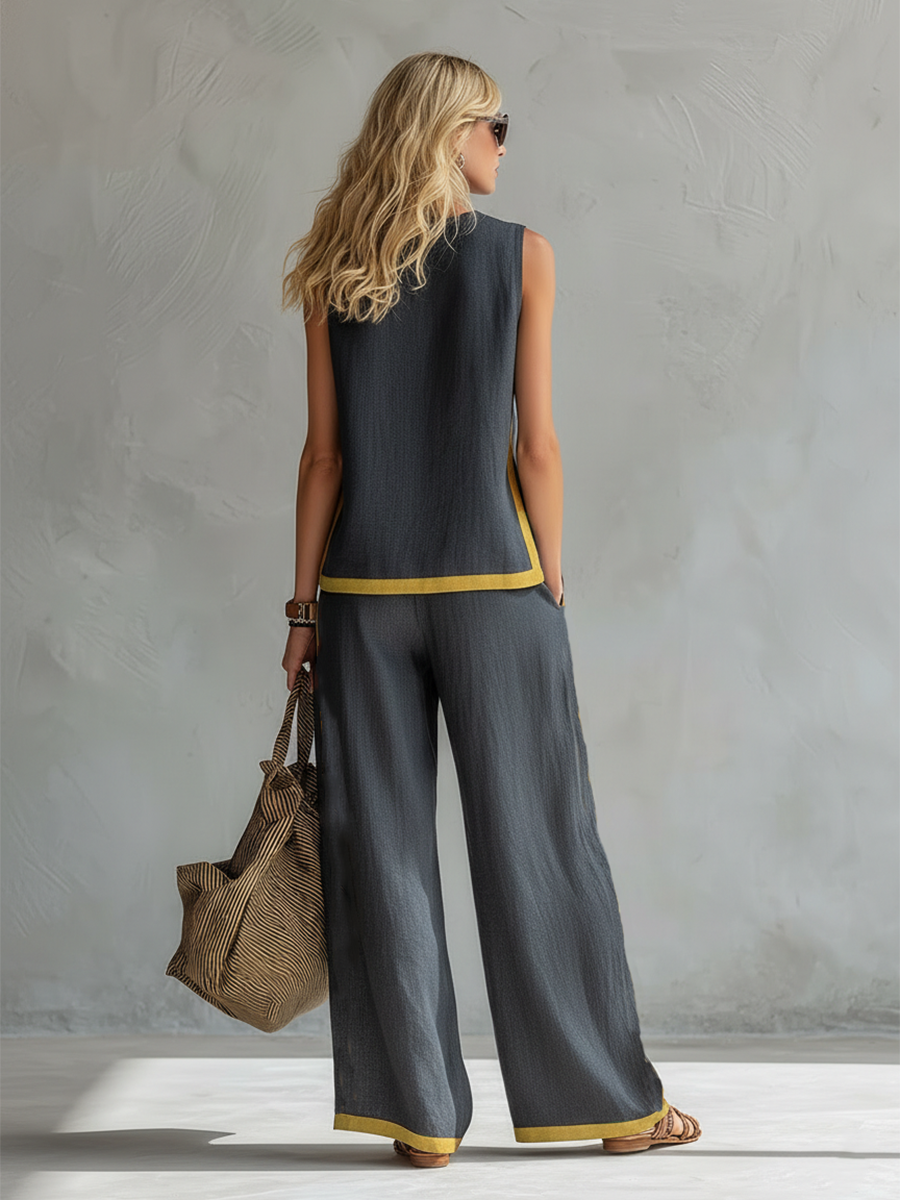 M&H | Cotton-Linen Two-Piece Set