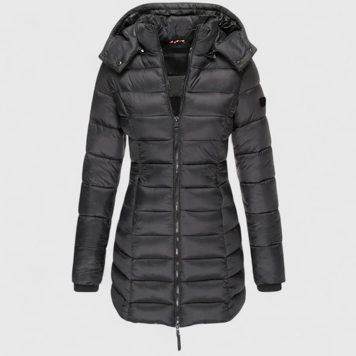 Elmont | Long Knit Hooded Coat