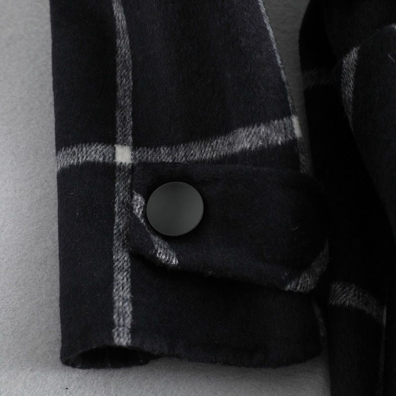 Elmont | Checked Wool Coat