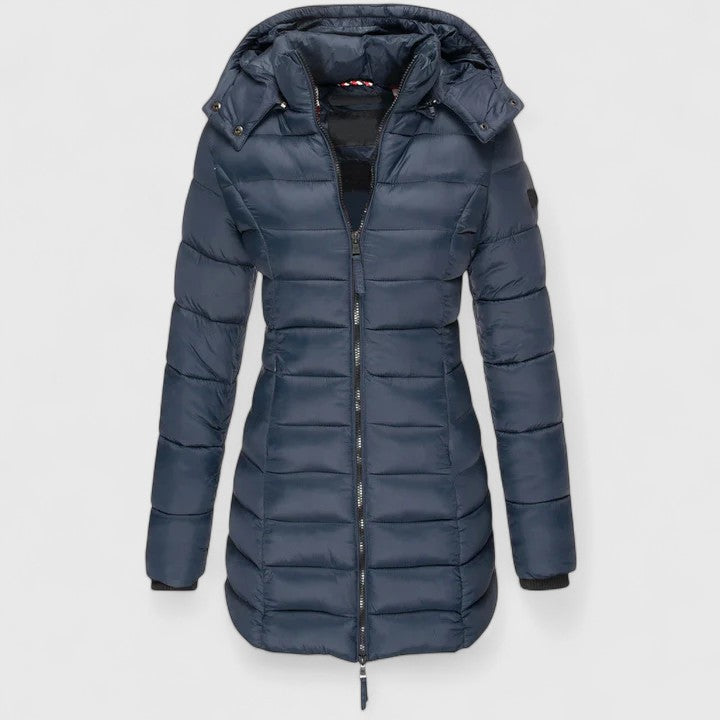 Elmont | Long Knit Hooded Coat