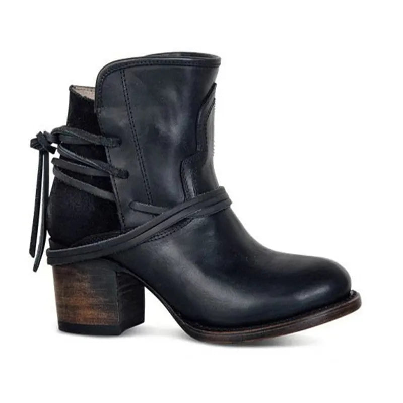 Elmont | Heeled Lace-Up Boots