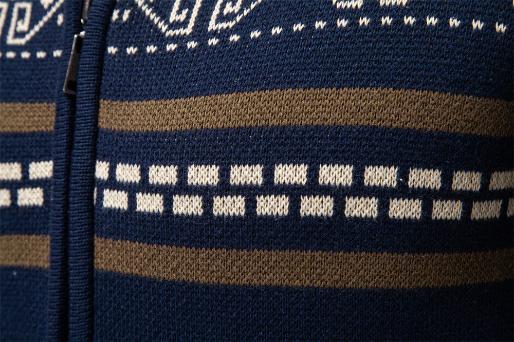 Elmont | Nordic Full-Zip Knit Sweater