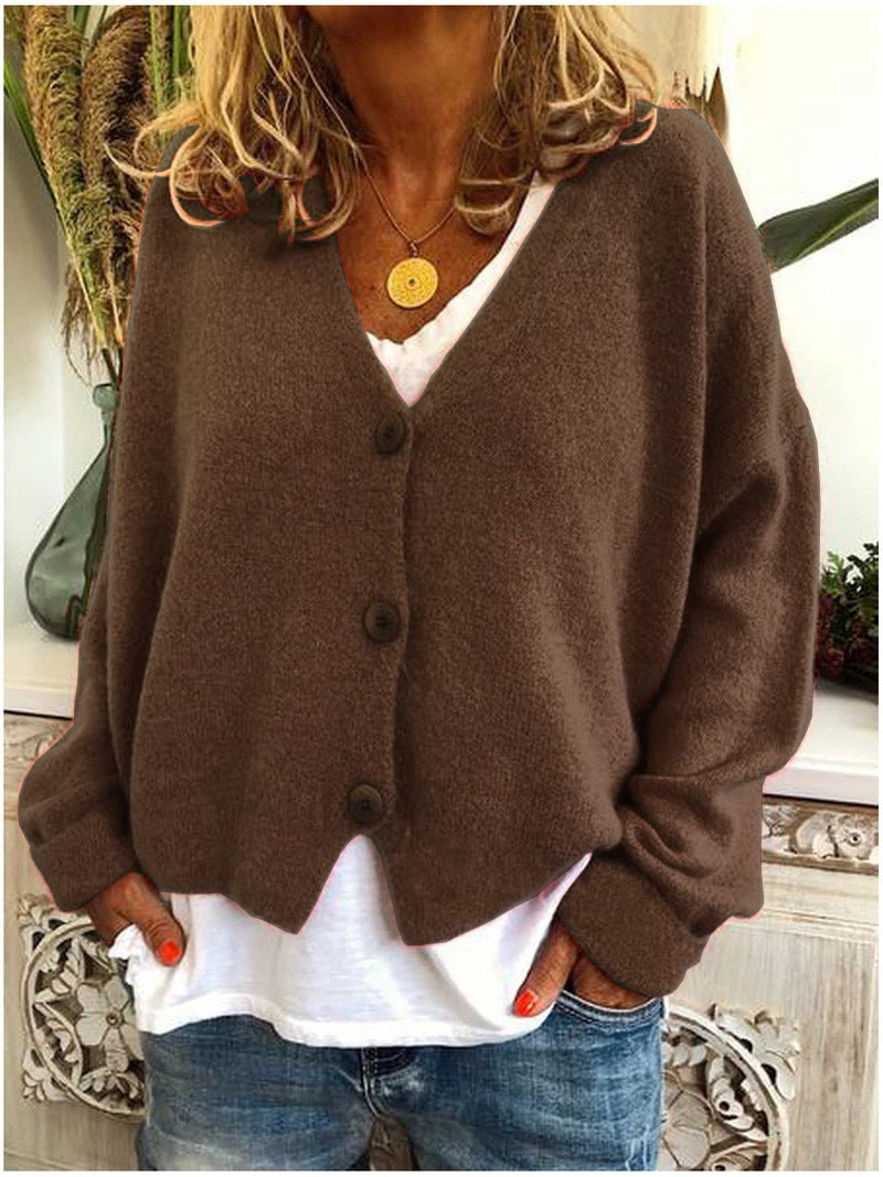 Sarah | V-Neck Button-Front Cardigan