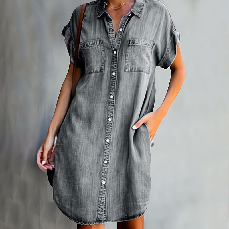 M&H | Button-Down Shirt Dress