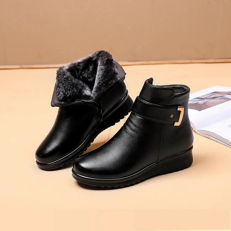 Elmont | Buckle Ankle Boot with Side Zip