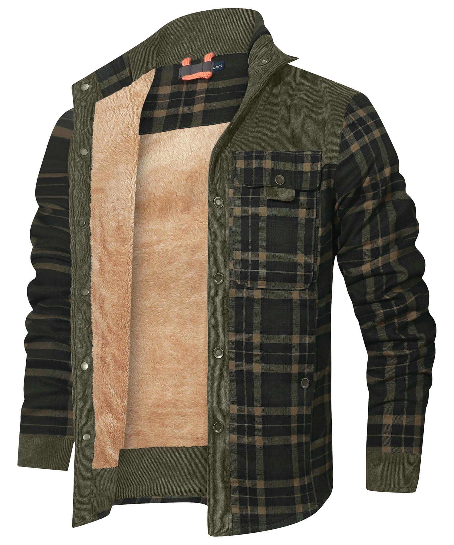 Elmont | Faux-Fur-Lined Flannel Jacket