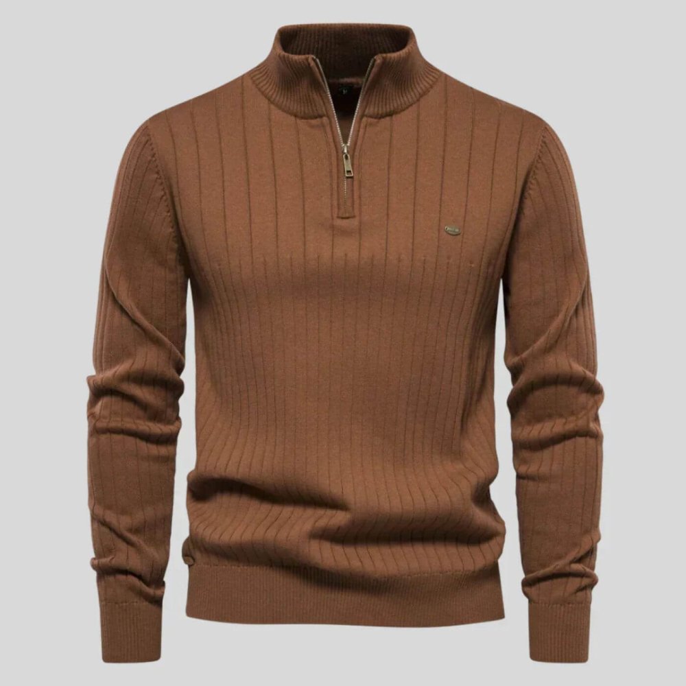 Elmont | Men's Half-Zip Cotton-Blend Sweater