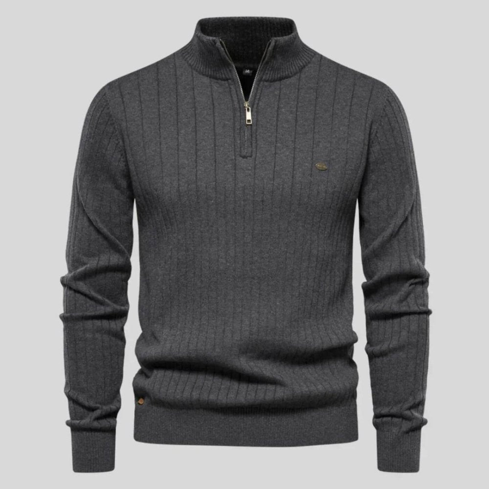 Elmont | Men's Half-Zip Cotton-Blend Sweater