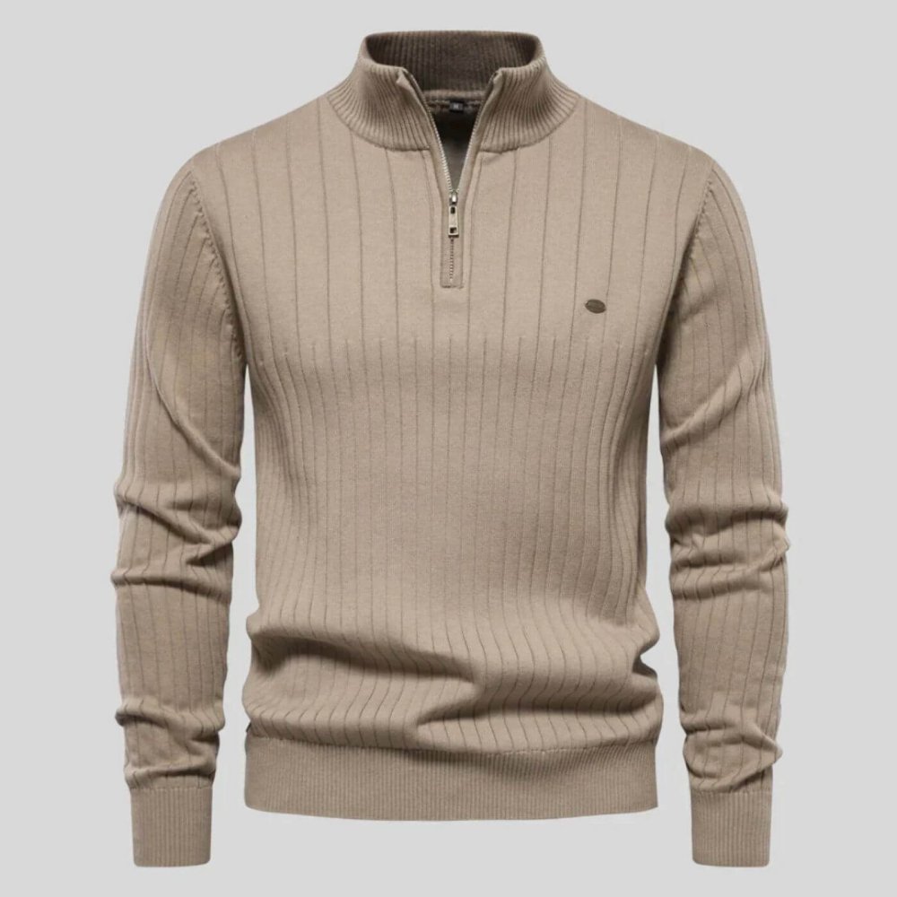 Elmont | Men's Half-Zip Cotton-Blend Sweater