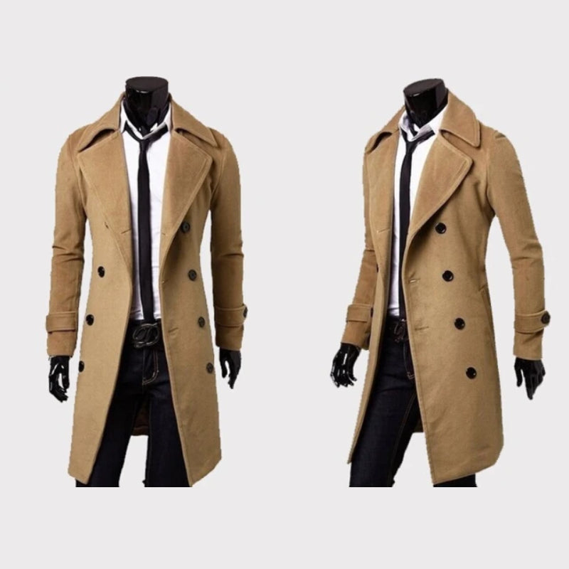 Elmont | Double-Breasted Wool Coat