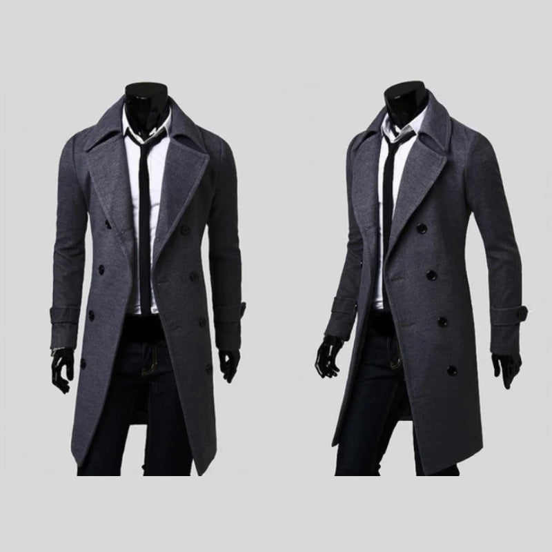 Elmont | Double-Breasted Wool Coat