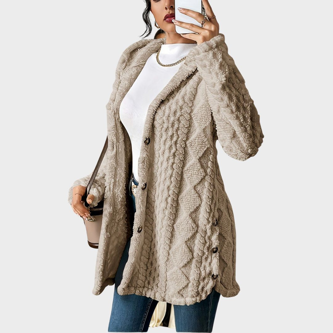 Sarah | Hooded Longline Cardigan