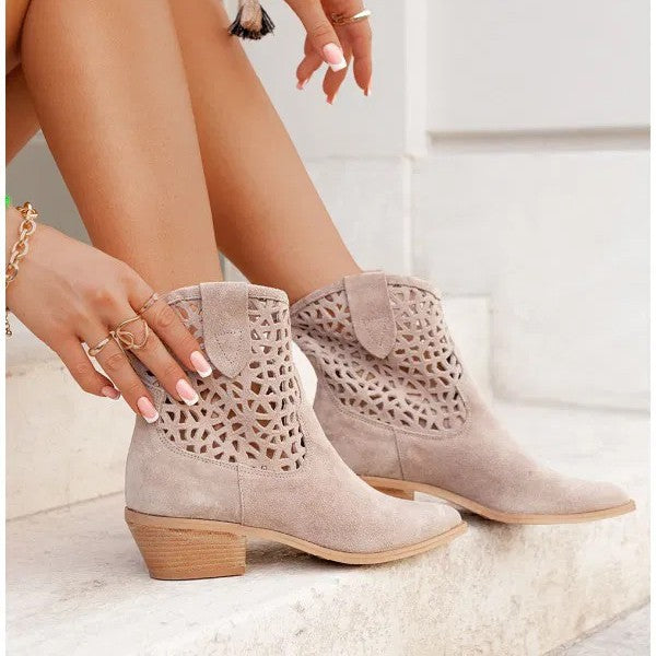 Elmont | Perforated Ankle Boots