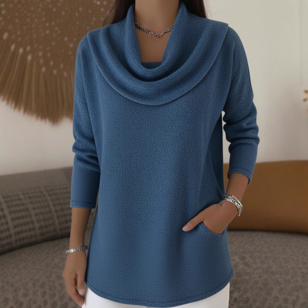 Elmont | Soft Knit Cowl Neck Sweater