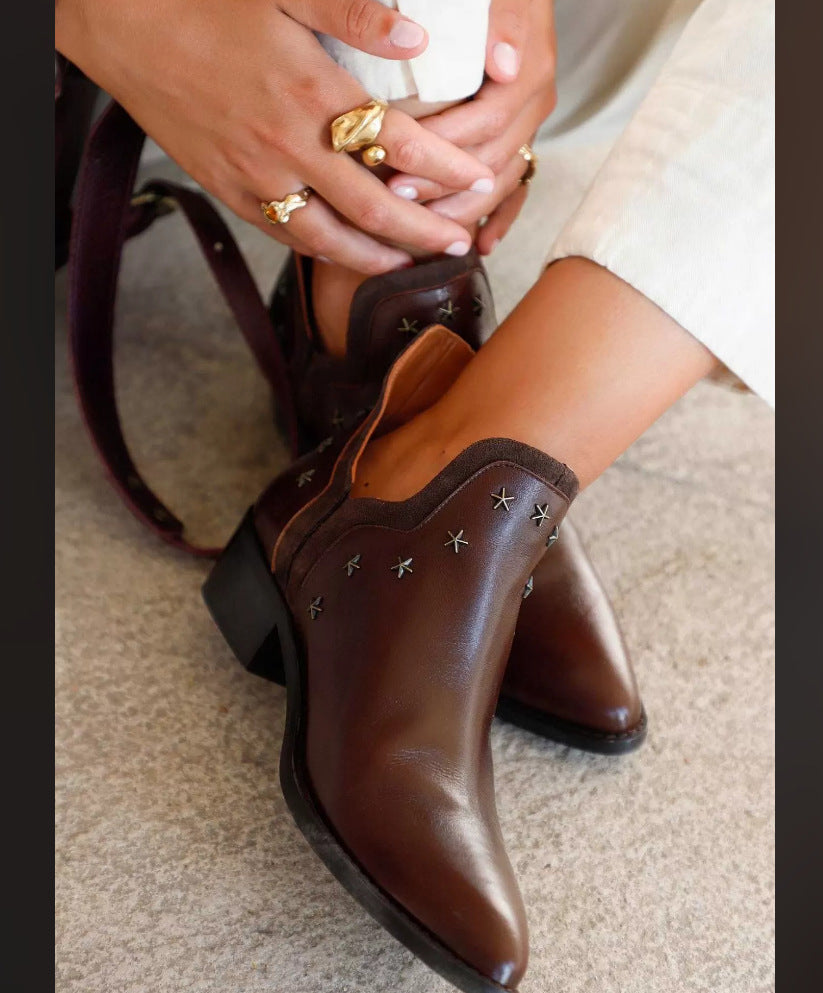 Elmont | Studded Western Boots