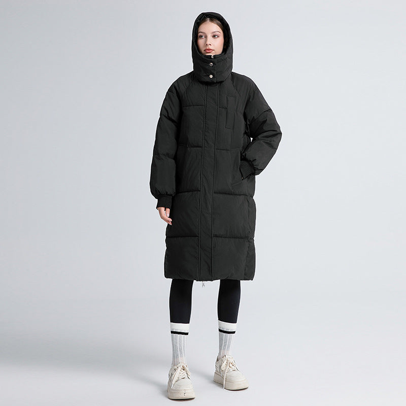 Elmont | Long Hooded Puffer Coat