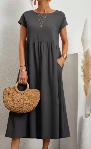 M&H | Gathered Waist Maxi Dress