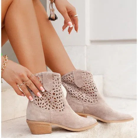 Elmont | Perforated Ankle Boots