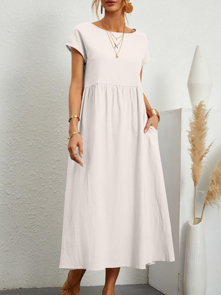 M&H | Gathered Waist Maxi Dress