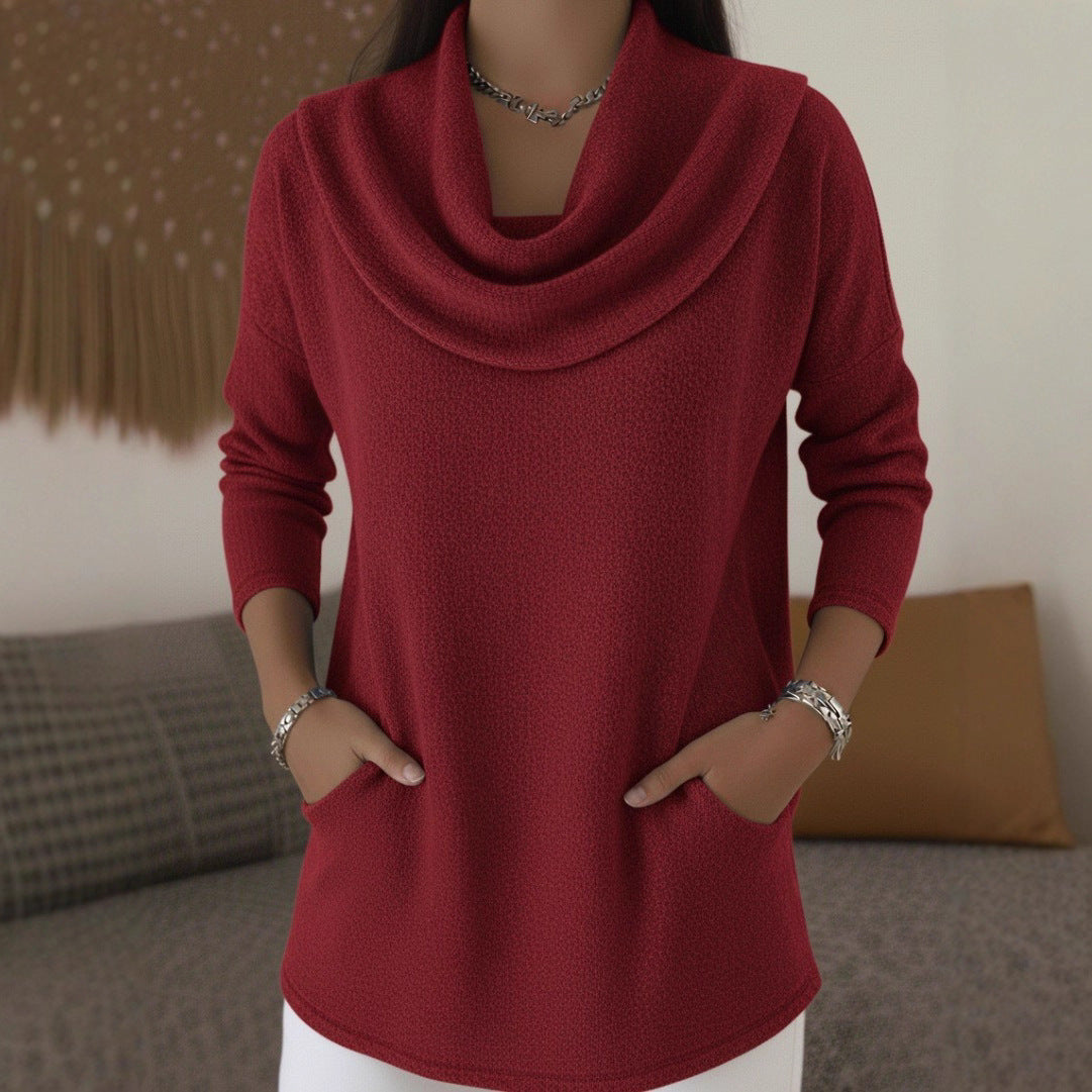 Elmont | Soft Knit Cowl Neck Sweater