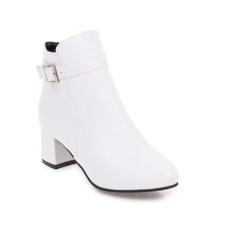Elmont | Mid-Heel Side-Zip Ankle Boot