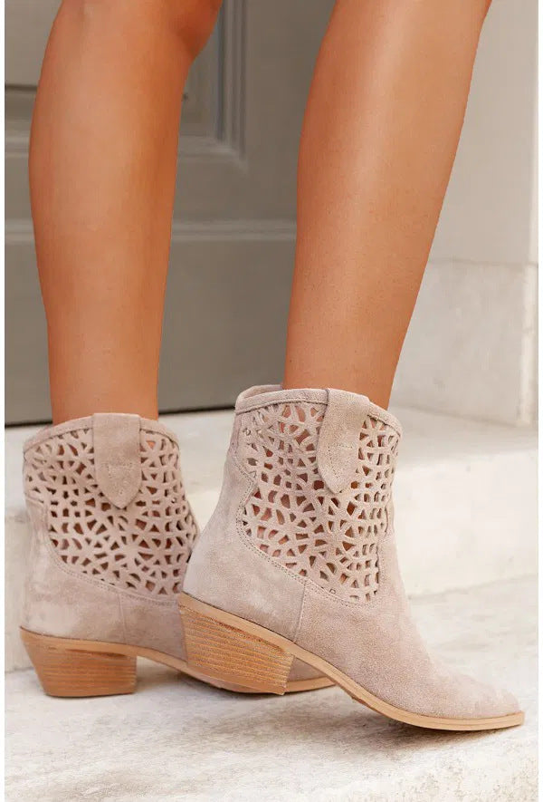 Elmont | Perforated Ankle Boots