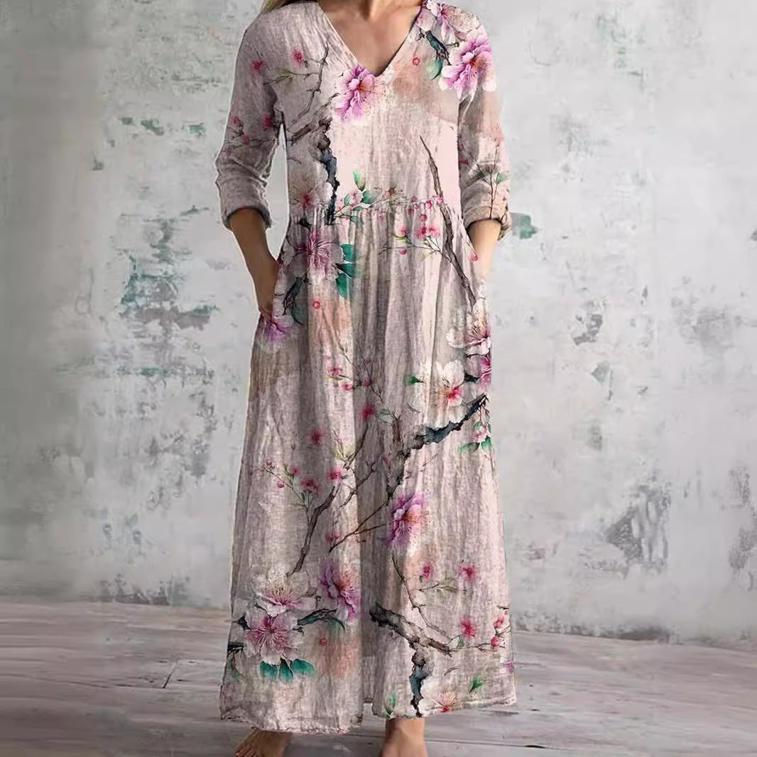 M&H | Floral Print Maxi Dress