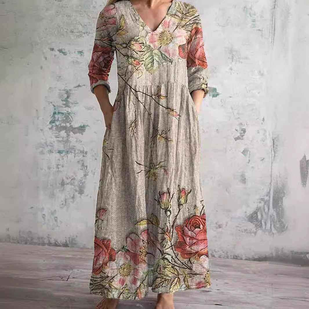 M&H | Floral Print Maxi Dress