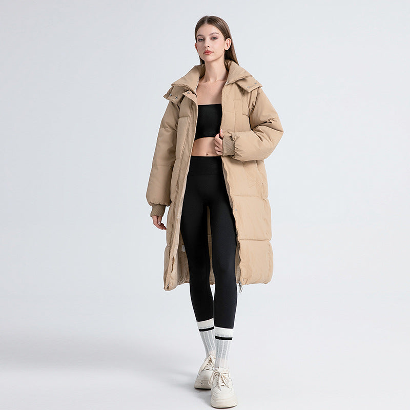 Elmont | Long Hooded Puffer Coat