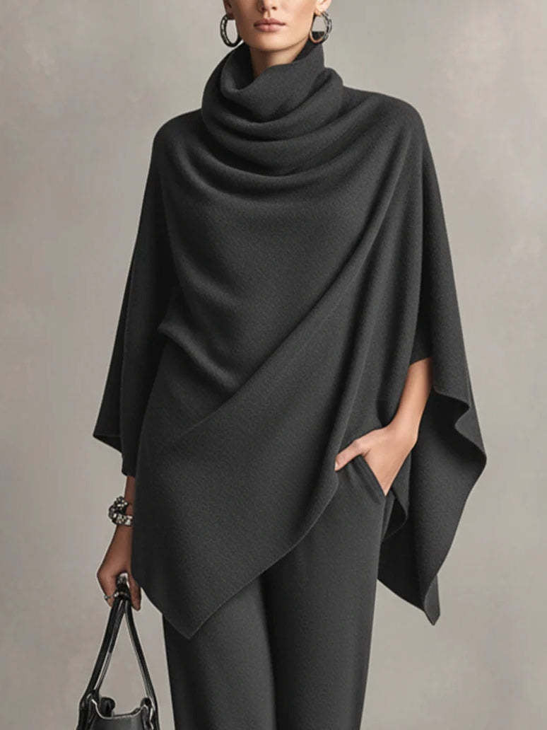 Elmont | Draped Top and Wide-Leg Pants Set